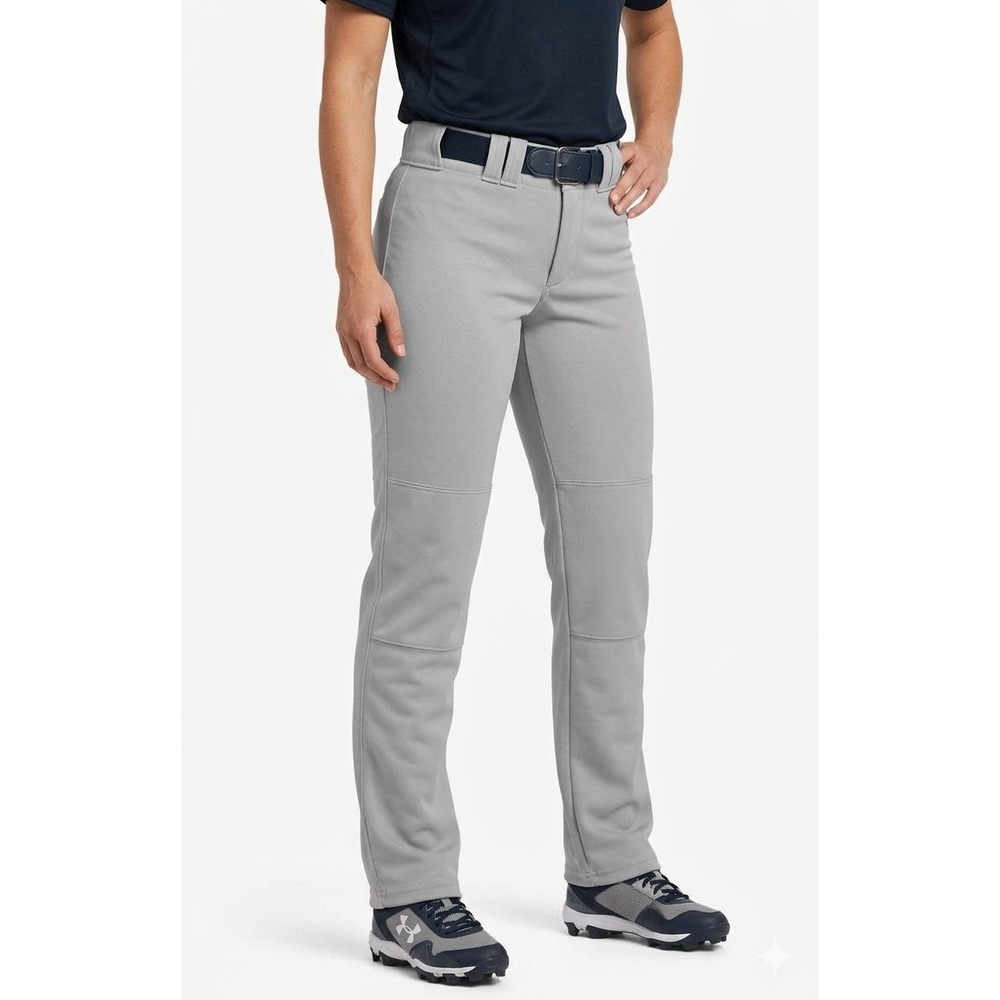 Under Armour Womens Gray Softball Pants Athletic Baseball Trousers Size Medium